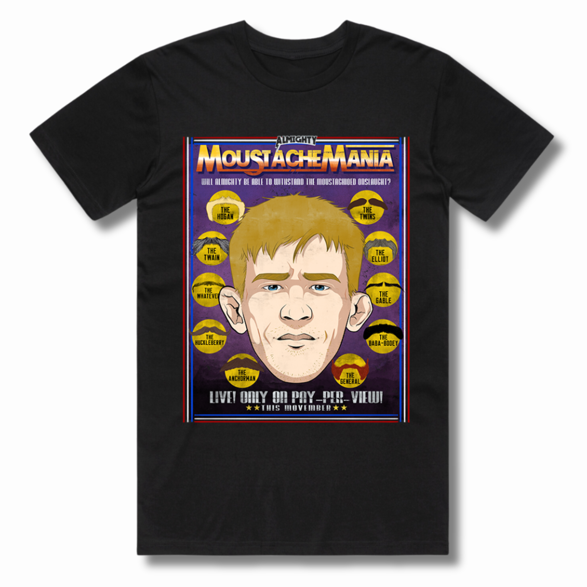 Moustache Mania Tee - Movember Limited Edition